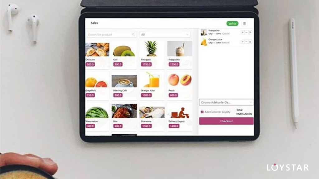 Loystar POS app